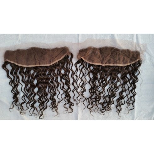 Curly full lace frontal