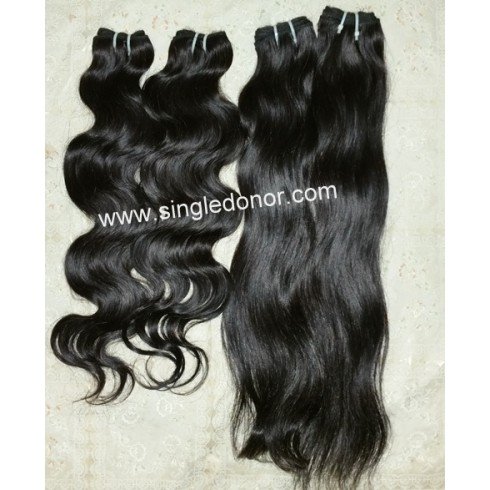 Natural raw Straight and Body wave hair