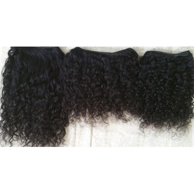 Raw Curly Human hair