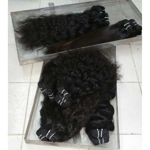 Raw single donor human hair