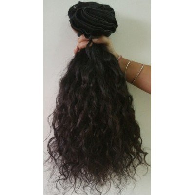 Indian Natural curly wavy hair