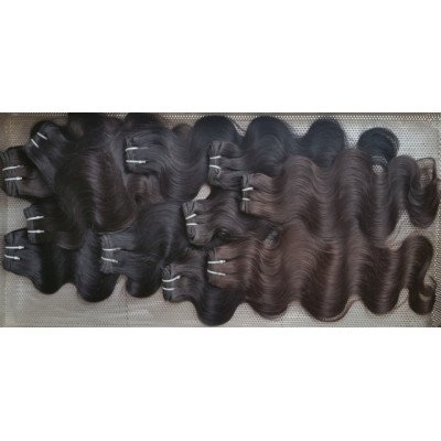 Raw Peruvian unprocessed body wave hair 