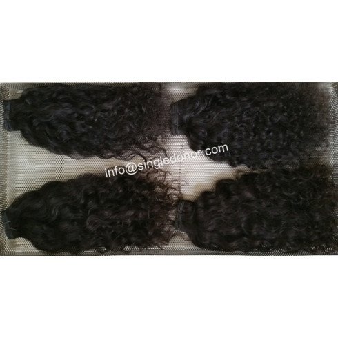 Raw indian curly hair 