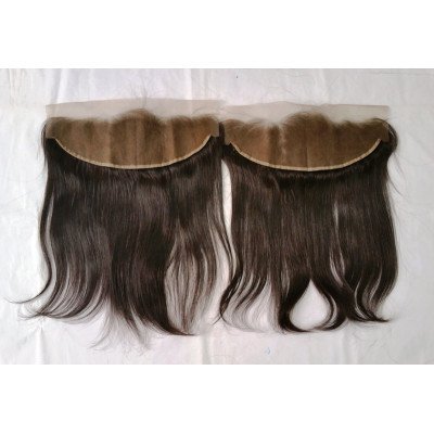 Natural straight hair lace frontals