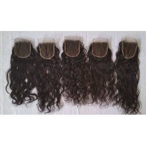 Raw indian hair lace closures