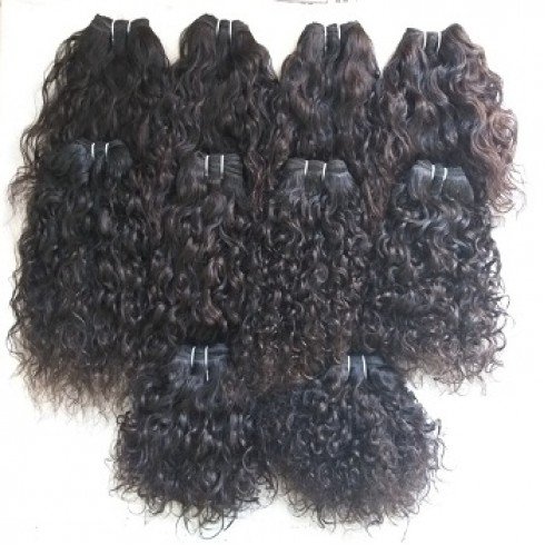 Natural temple curly hair,South curly indian human hair