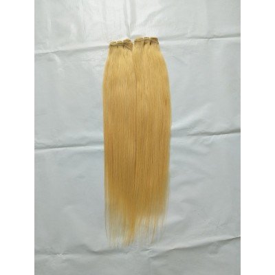  blonde straight human hair