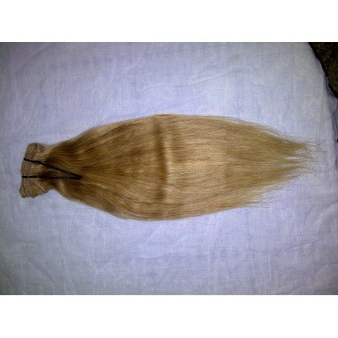 Processed Blond Curly Hair