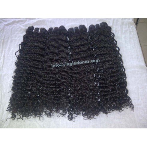 Processed curly hair Extensions