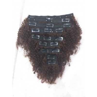 Afro kinky curly clip in hair extension