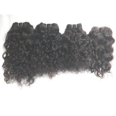 Raw Virgin 100% Cuticle Aligned ,Unprocessed deep temple curly hair