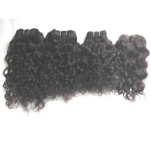 Raw Virgin 100% Cuticle Aligned ,Unprocessed deep temple curly hair