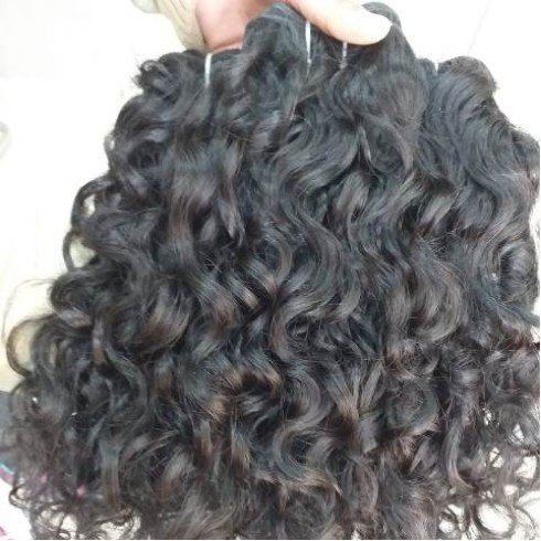 Raw combodian Virgin Human Curly Hair Extensions