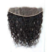 Raw Natural wavy lace frontal 13x4 Swiss transparent lace