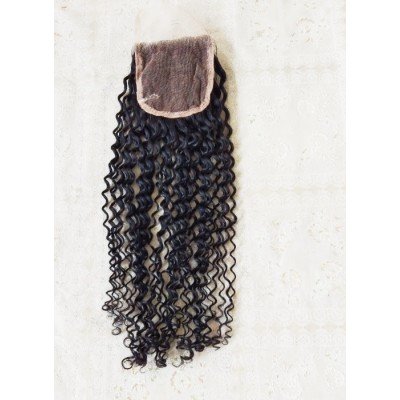 Afro Kinky Curly  lace closure 4x4 