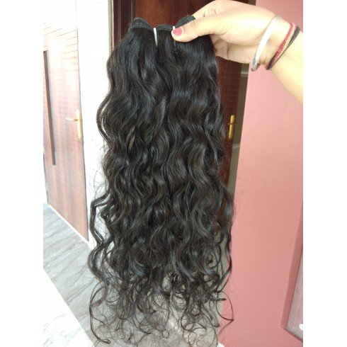 Raw natural top quality curly human hair, tangle and shedding free