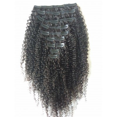 Afro kinky curl clip in hair extension human hair Clip in hair Extensions Afro kinky curl clip in hair extension human hair Clip in hair Extensions