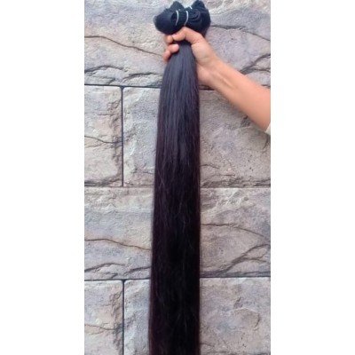 Indian one donor 100% cuticle aligned unprocessed raw Straight hair
