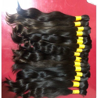 Natural Raw Bulk Hair,Indian bulk Cuticle aligned single donor hair Natural Raw Bulk Hair,Indian bulk Cuticle aligned single donor hair